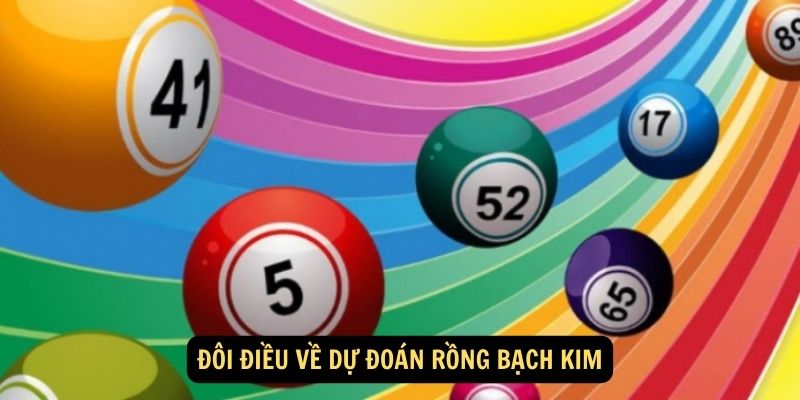 Đôi điều về dự đoán rồng bạch kim