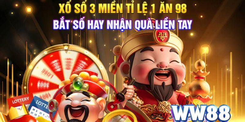 Xổ số WW88 – Xổ số ba miền tỷ lệ ăn cao